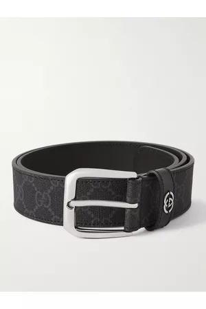 Gucci Gürtel aus Leder mit Logomuster, 3,5 cm - Men - - EU 95