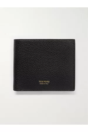 Tom Ford Aufklappbares Portemonnaie aus vollnarbigem Leder - Men