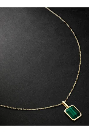 Mateo Kette aus Gold mit Malachit - Men