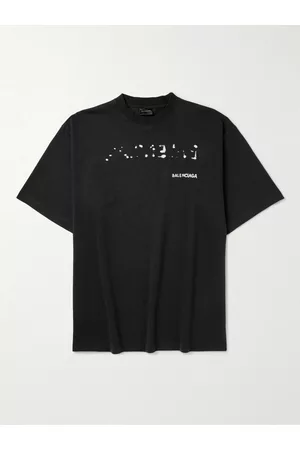 Balenciaga T-Shirt aus Baumwoll-Jersey mit Logoprint - Men - - XS