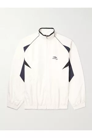 Balenciaga Oversized-Trainingsjacke aus Shell mit Einsätzen und Logostickerei - Men - - S