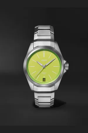 Oris The Muppets ProPilot X Kermit 39 mm Uhr aus Titan in limitierter Auflage, Ref.-Nr.: 01 400 7778 7157-Set - Men