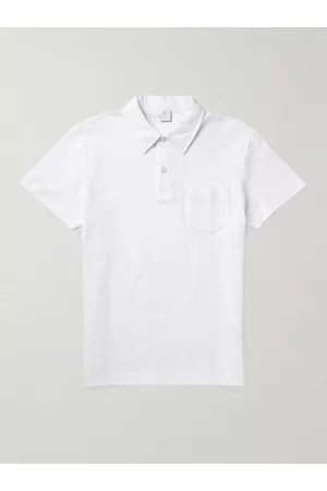 Sunspel Riviera schmal geschnittenes Polohemd aus Baumwoll-Mesh - Men - - XXL