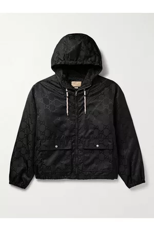 Gucci Wattierte Kapuzenjacke aus Shell mit Jacquard-Logomuster - Men - - IT 50