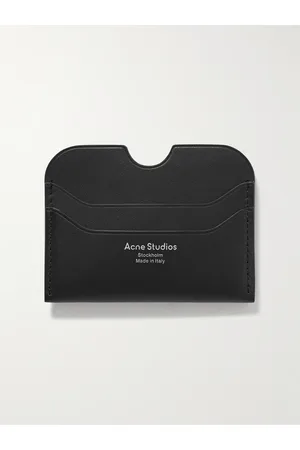 Acne Studios Elmas Kartenetui aus Leder mit Logoprint - Men