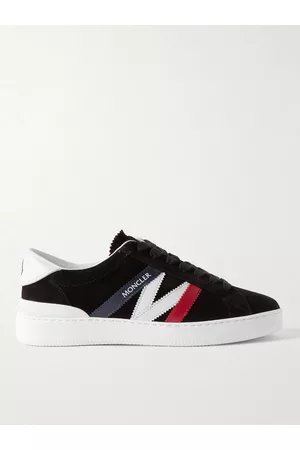 Moncler Monaco M Sneakers aus Veloursleder mit Lederbesätzen - Men - - EU 40