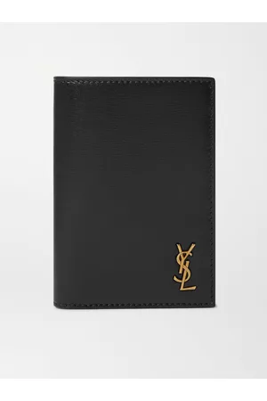 Saint Laurent Logo-Appliquéd Leather Billfold Wallet - Men