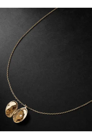 PATTARAPHAN Neo Pritsana Medaillon-Kette aus 14 Karat mit Diamant - Men