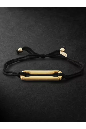 Lauren Rubinski Armband aus Kordel mit Detail aus Gold - Men