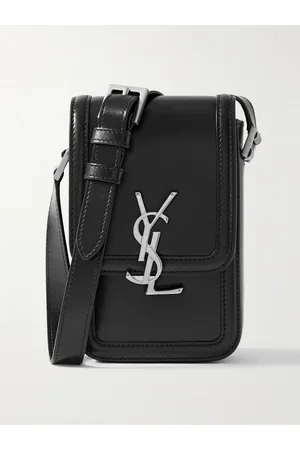 Saint Laurent Solferino Mini Umhängetasche aus Leder mit Logoverzierung - Men