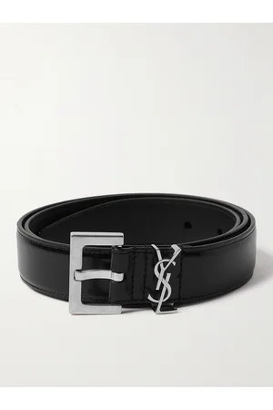 Saint Laurent Ledergürtel, 3 cm - Men - - EU 80
