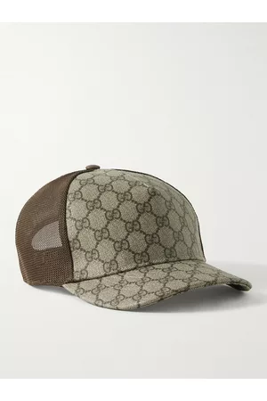 Gucci Baseballkappe aus beschichtetem Canvas und Mesh mit Logomuster - Men - - S
