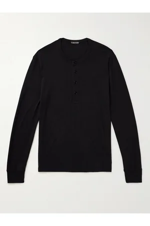 Tom Ford Henley Shirt aus Jersey aus einer Lyocell-Baumwollmischung - Men - - IT 60