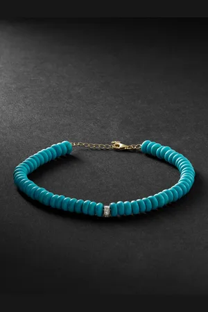 Mateo Armband mit Details aus Gold, Türkisen und Diamanten - Men