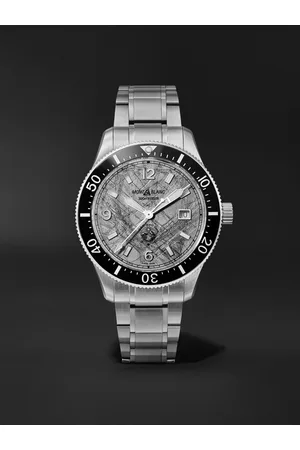 Montblanc 1858 Iced Sea Uhr aus Edelstahl und Keramik mit automatischem Aufzug, Ref.-Nr.: MB130793 - Men