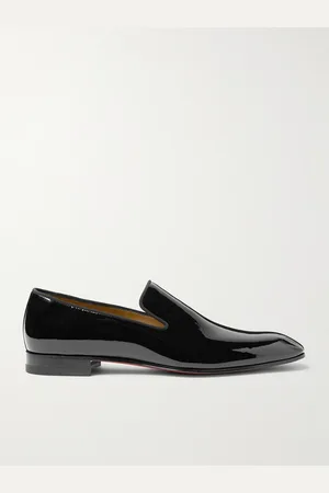 Christian Louboutin Dandelion Grosgrain-Trimmed Patent-Leather Loafers - Men - - EU 40