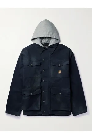 Balenciaga Oversized-Parka aus Gabardine aus einer Biobaumwollmischung mit Jersey-Besatz in Distressed-Optik - Men - - 2
