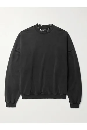 Balenciaga Sweatshirt aus Baumwoll-Jersey mit Piercings in Distressed-Optik - Men - - 2