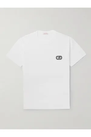 VALENTINO GARAVANI T-Shirt aus Baumwoll-Jersey mit Logoapplikation - Men - - XS