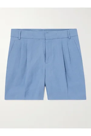 Loro Piana Gerade geschnittene Bermudashorts aus Leinen mit Falten - Men - - XL