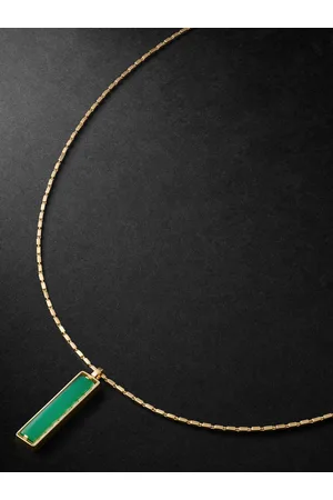 Suzanne Kalan Kette aus 18 Karat Gold mit Chalcedon und Diamanten - Men