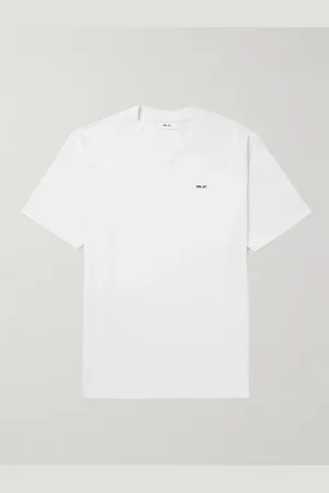 NN.07 Adam 3209 T-Shirt aus Pima-Baumwoll-Jersey mit Logostickerei - Men - - S