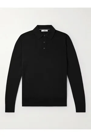 Mr P. Pullover aus Merinowolle mit Polokragen - Men - - M