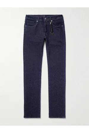 Incotex Blue Division schmal geschnittene Jeans mit Logodetail - Men - - UK/US 40