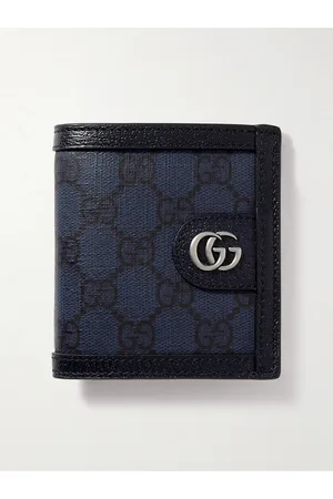 Gucci Ophidia aufklappbares Portemonnaie aus Leder und beschichtetem Canvas mit Logomuster - Men