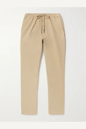 Mr P. Gerade geschnittene Hose aus Twill aus einer Baumwollmischung mit Kordelzugbund - Men - - 34