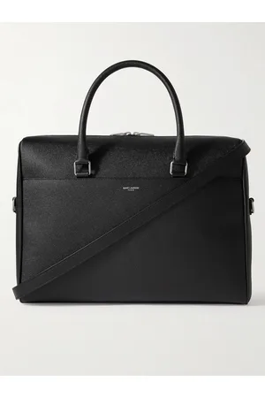 Saint Laurent Aktentasche aus vollnarbigem Leder - Men