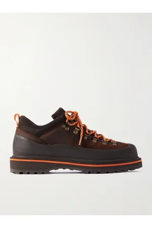 Mr P. Diemme Roccia Basso Wanderschuhe aus Veloursleder mit Gummibesatz - Men - - UK 7