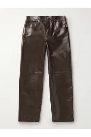 Bottega Veneta Gerade geschnittene Hose aus Leder - Men - - IT 48