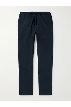 Mr P. Gerade geschnittene Hose aus Twill aus einer Baumwollmischung mit Kordelzugbund - Men - - 28