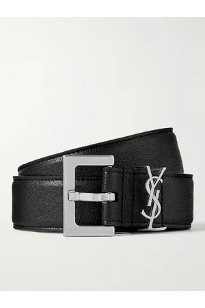 Saint Laurent 3cm Full-Grain Leather Belt - Men - - EU 85
