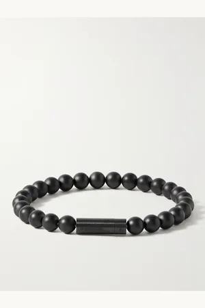 Le Gramme Le 28g Armband mit Zierperlen aus gebürsteter Keramik - Men - - 18