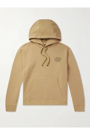 Gucci Hoodie aus Baumwoll-Jersey mit Logoapplikation - Men - - L