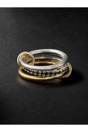 SPINELLI KILCOLLIN Ring aus und Silber mit Diamanten - Men - - 10