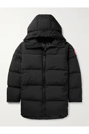 Canada Goose Lawrence Daunenjacke aus gestepptem „EnduraLuxe“-Material mit Kapuze und Logoapplikation - Men - - XS