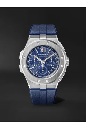 Chopard Alpine Eagle XL Chrono 44 mm Uhr aus Lucent Steel mit automatischem Aufzug und Kautschukarmband, Ref.-Nr.: 298609-3003 - Men
