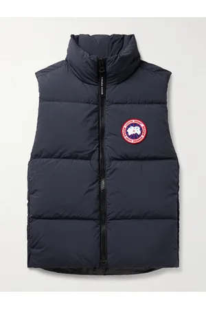 Canada Goose Lawrence schmal geschnittene Daunenweste aus gestepptem „EnduraLuxe“-Material mit Logoapplikation - Men - - M