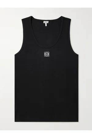 Loewe Tanktop aus gerippter Stretch-Baumwolle mit Logostickerei - Men - - XXL