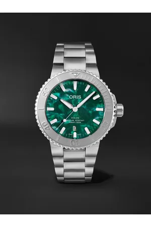 Oris Bracenet Aquis 43,5 mm Uhr aus Edelstahl mit automatischem Aufzug, Ref.-Nr.: 01 733 7730 4137-07 8 24 05PEB - Men