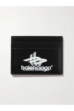Balenciaga Kartenetui aus Leder mit Logoprint - Men