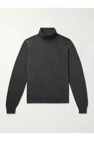 Tom Ford Schmal geschnittener Rollkragenpullover aus einer Kaschmir-Seidenmischung - Men - - IT 50
