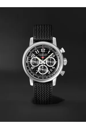Chopard Mille Miglia Classic Chronograph 40,5 mm Uhr aus Edelstahl mit automatischem Aufzug und Kautschukarmband, Ref.-Nr.: 168619-3001 - Men