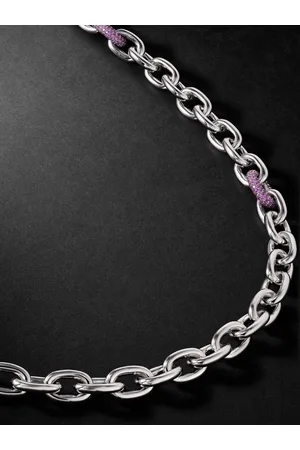 PATTARAPHAN Gliederkette aus Sterlingsilber mit Amethysten - Men
