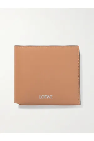 Loewe Aufklappbares Portemonnaie aus Leder mit Logoprint - Men