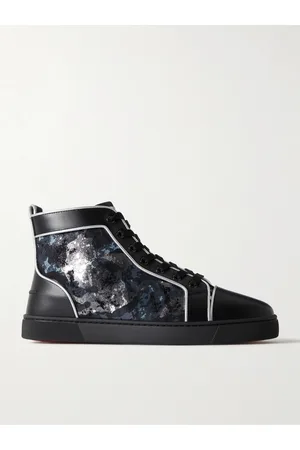 Christian Louboutin Louis High-Top-Sneakers aus Leder mit Metallic-Camouflage-Print - Men - - EU 41