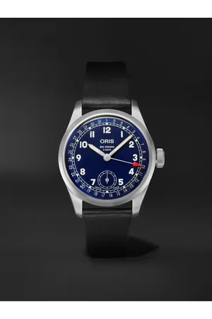 Oris Big Crown Pointer Date 38 mm Uhr aus Edelstahl mit automatischem Aufzug und Lederarmband, Ref.-Nr.: 01 403 7776 4065-07 5 19 11 - Men